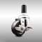 Service Caster 3 Inch 316SS Hard Rubber Swivel 1-1/4 Inch Expanding Stem Caster with Brake SCC SCC-SS316EX20S314-HRS-TLB-114 - alternate 1
